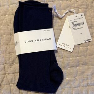 Good American Women’s Navy Casual Socks - Dark Blue
